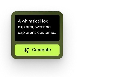 Official Meshy AI text-to-3D interface visual